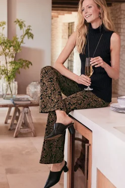 Soft Surroundings Mara Jacquard Pants><noscript><img width=