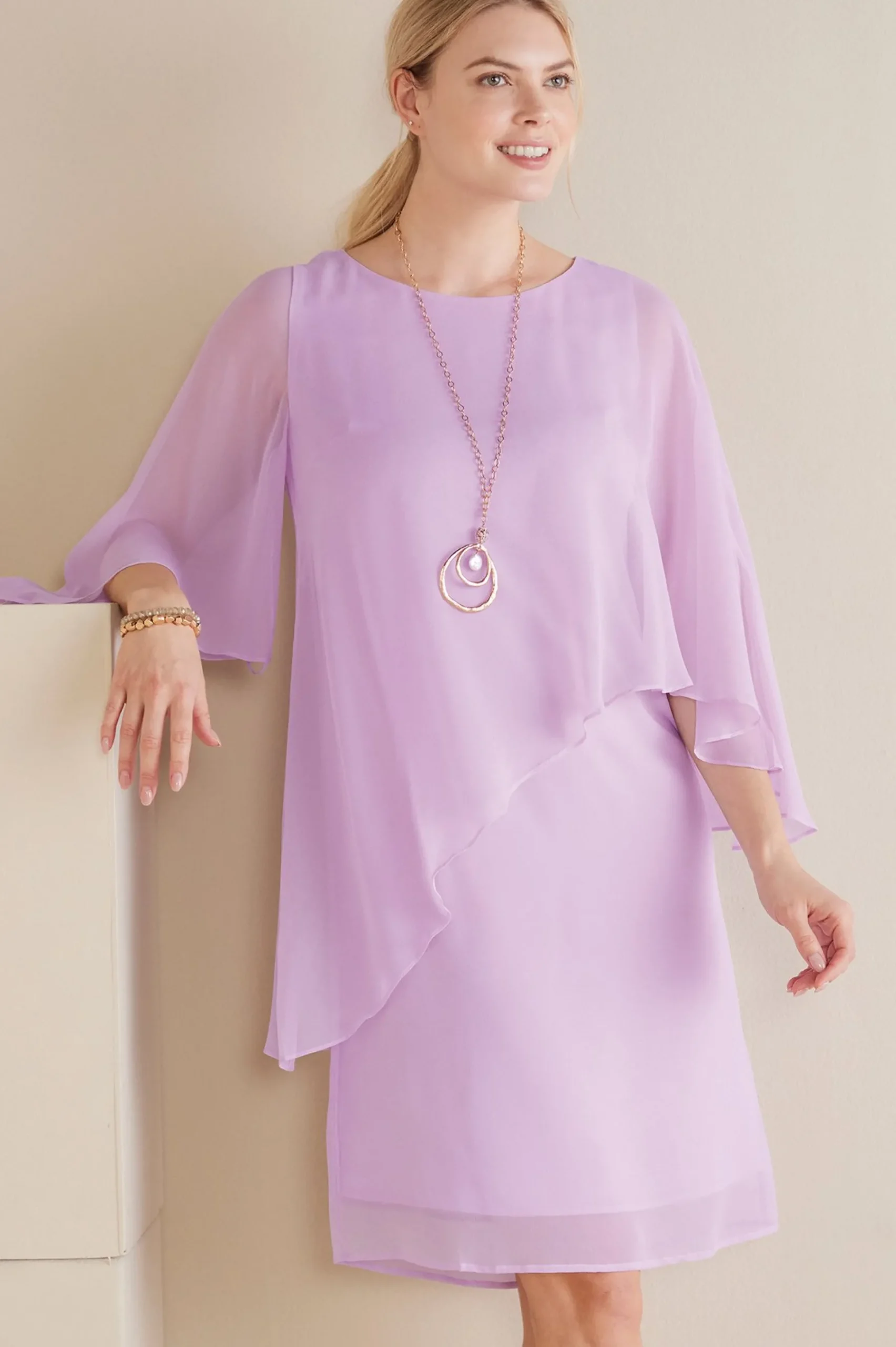 Soft Surroundings Mariah Silk Dress> solids|short