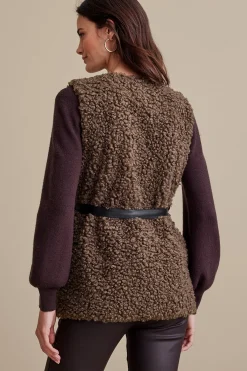 Soft Surroundings Maribo Shearling Vest><noscript><img width=