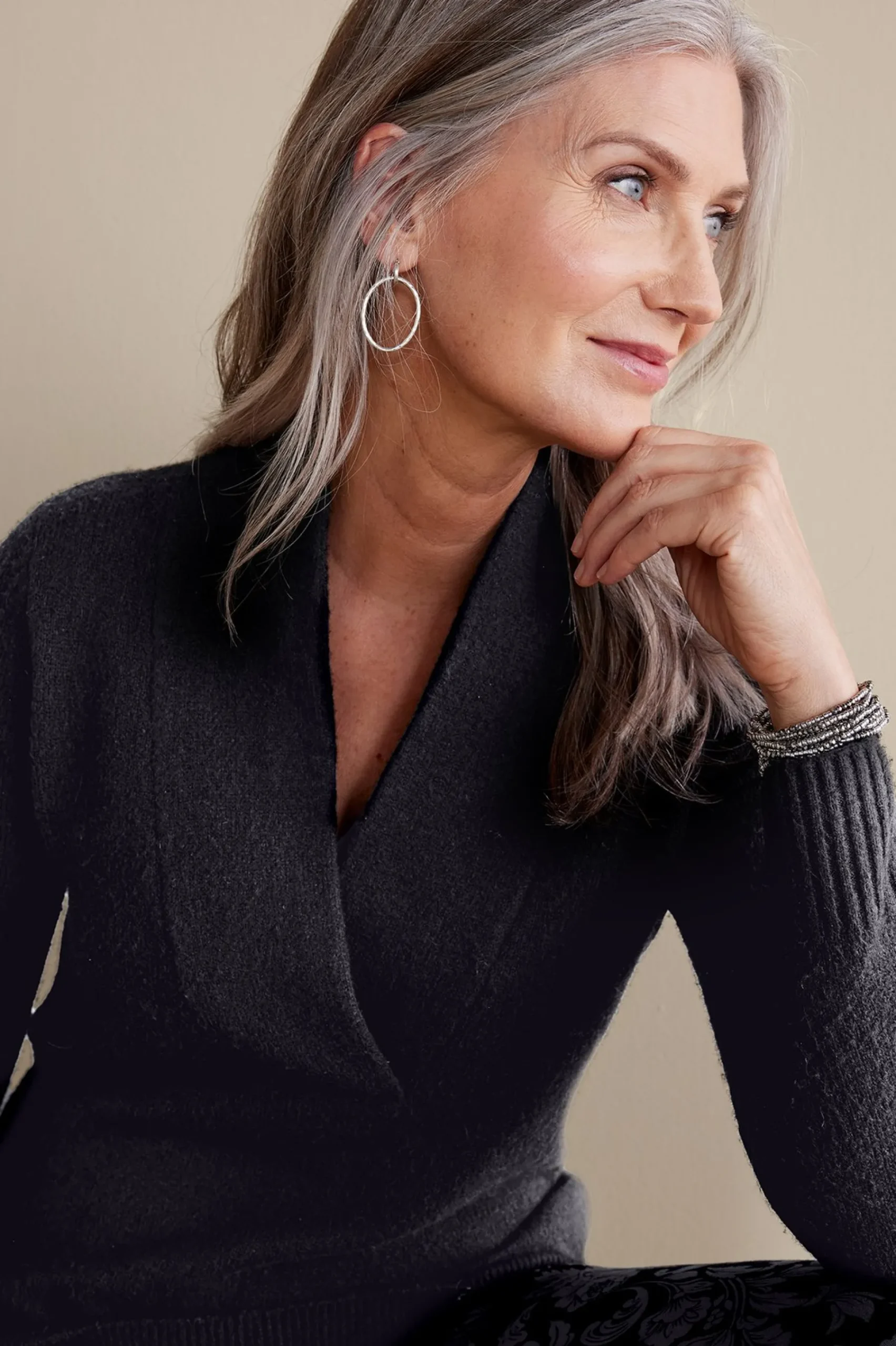 Soft Surroundings Meera Sweater> Everyday Styles|Sweaters & Cardigans