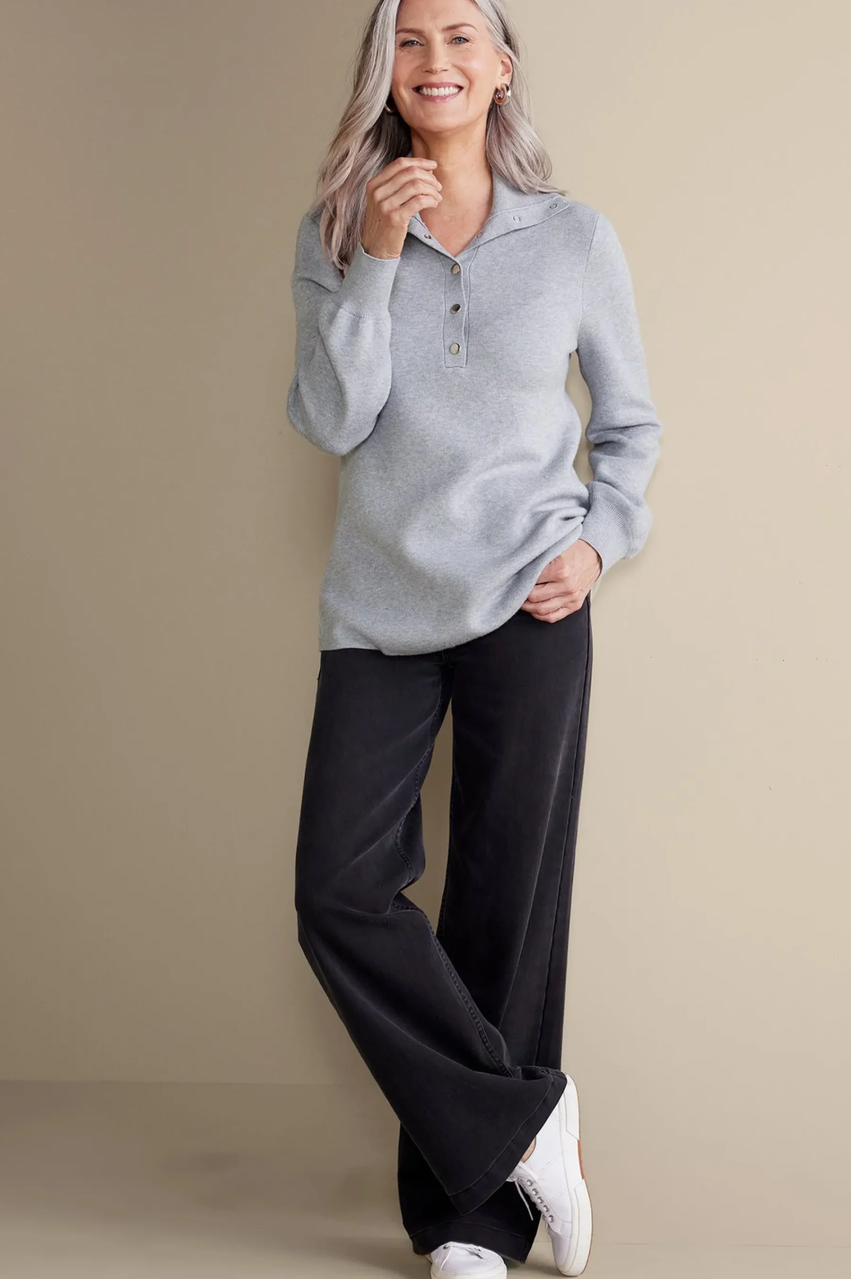 Soft Surroundings Meria Sweater Tunic> Feminine Flourish|Everyday Styles