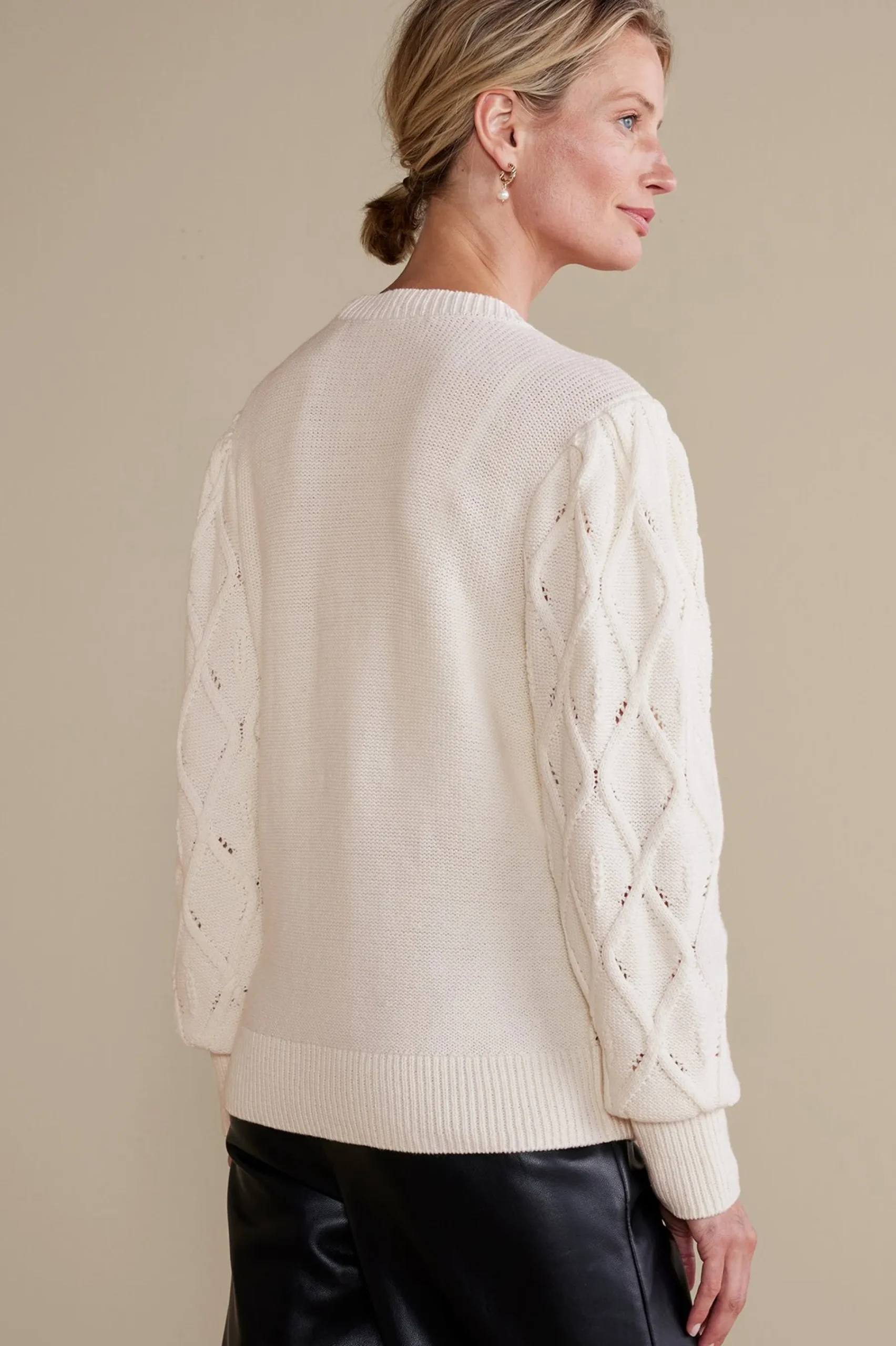 Soft Surroundings Meryl Cable Cardigan> Everyday Styles|Sweaters & Cardigans