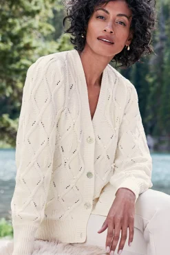 Soft Surroundings Meryl Cable Cardigan><noscript><img width=