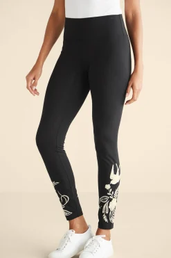 Soft Surroundings Miraflores Embroidered Legging> Wear Now Styles|full length