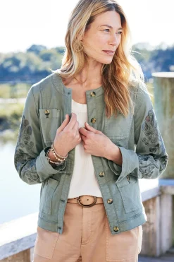 Soft Surroundings Monterey Utility Jacket><noscript><img width=