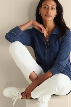 Soft Surroundings Neera Washed Tunic><noscript><img width=