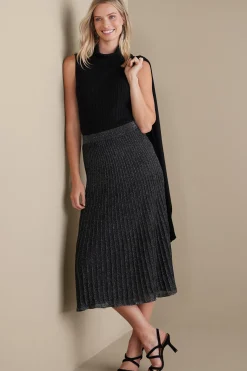 Soft Surroundings Nisha Knit Pleated Skirt> Skirts