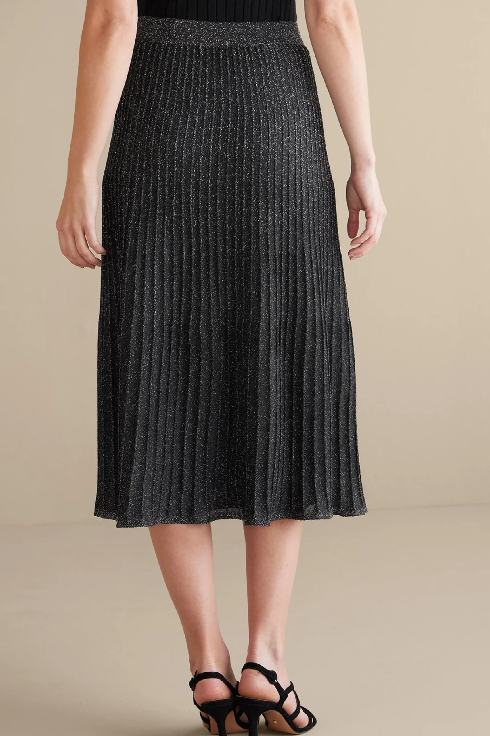 Soft Surroundings Nisha Knit Pleated Skirt> Skirts