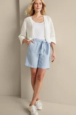 Soft Surroundings Ojai Shorts> Into The Blues|Vacation Shop