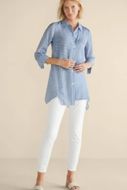 Soft Surroundings On Pointe Shirt> Into The Blues|Vacation Shop