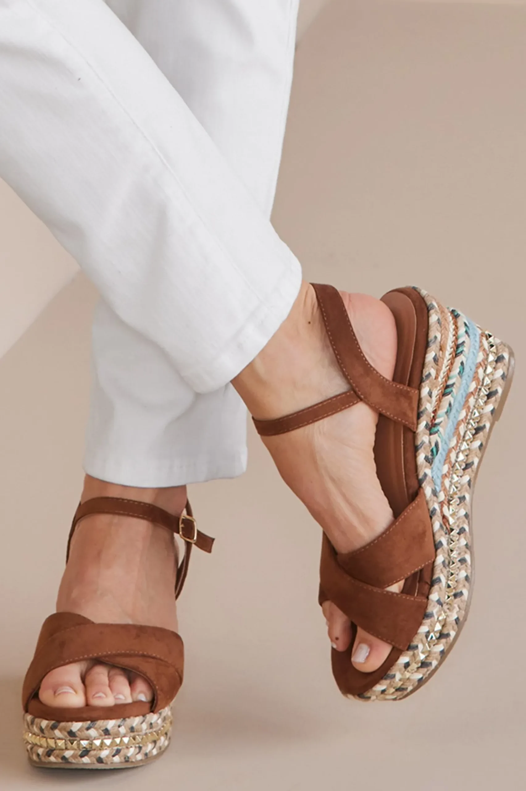 Soft Surroundings Patrizia Sloane Wedge> sandals|heels