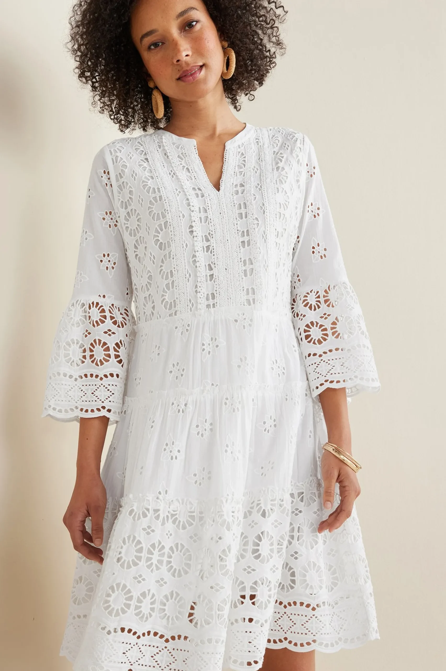 Soft Surroundings Petites Cordelia Short Dress> Feminine Flourish|Into The Blues