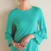 Soft Surroundings Petites Erin Linen Blend Tunic> Feminine Flourish|Into The Blues
