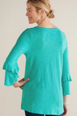 Soft Surroundings Petites Erin Linen Blend Tunic><noscript><img width=