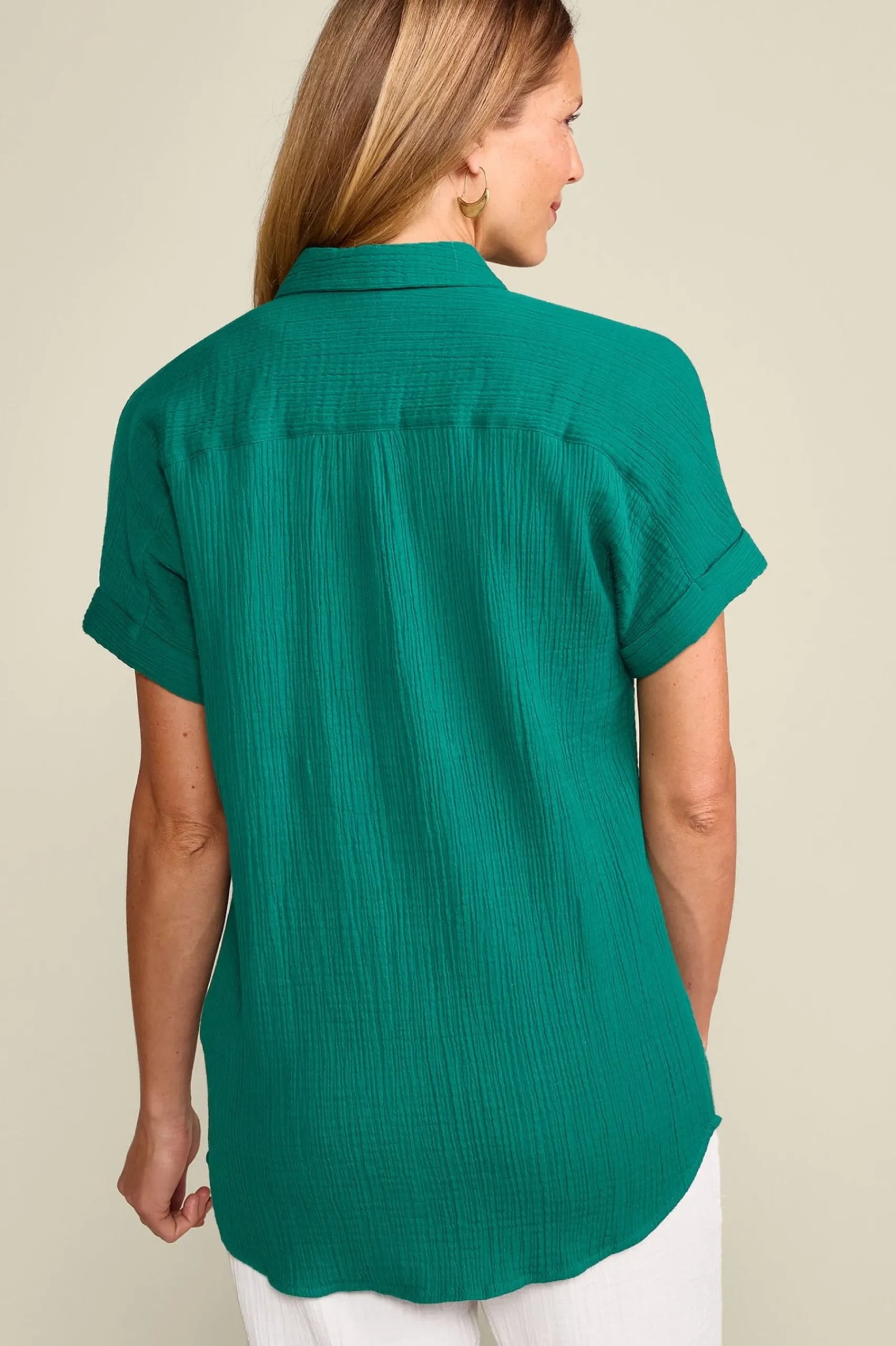 Soft Surroundings Petites Je Veux Gauze Top> Gauze Shop