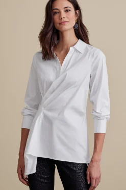 Soft Surroundings Petites Leah Top> long sleeve
