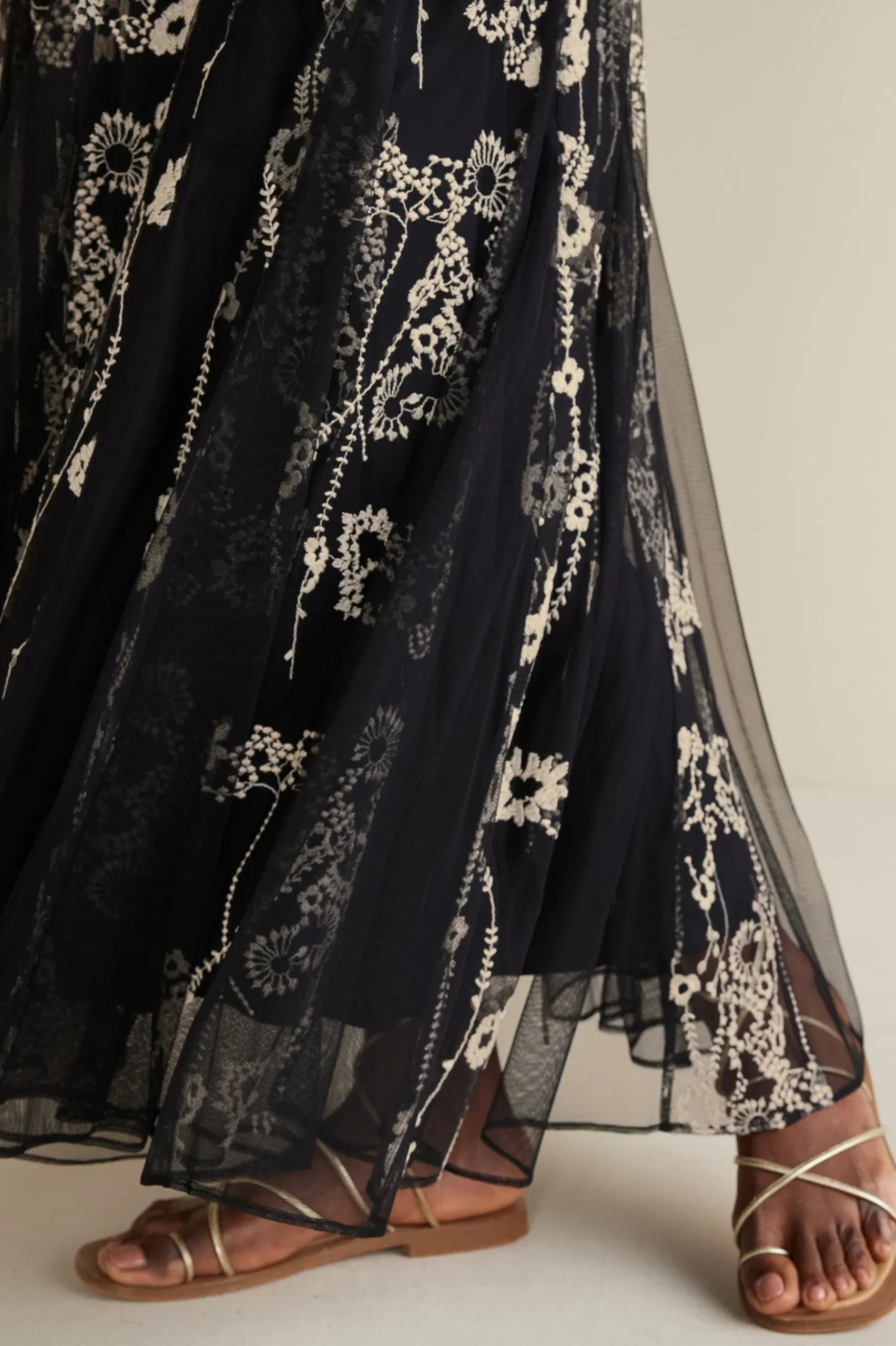 Soft Surroundings Petites Leatrice Embroidered Maxi Skirt> Global Artistry|Skirts