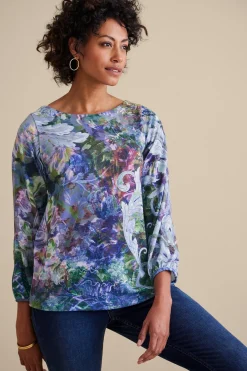 Soft Surroundings Petites Myra Top> long sleeve|pullovers