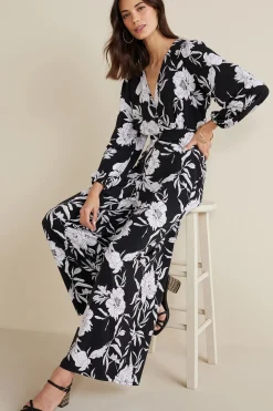 Soft Surroundings Petites Penelope Long Sleeve Jumpsuit><noscript><img width=