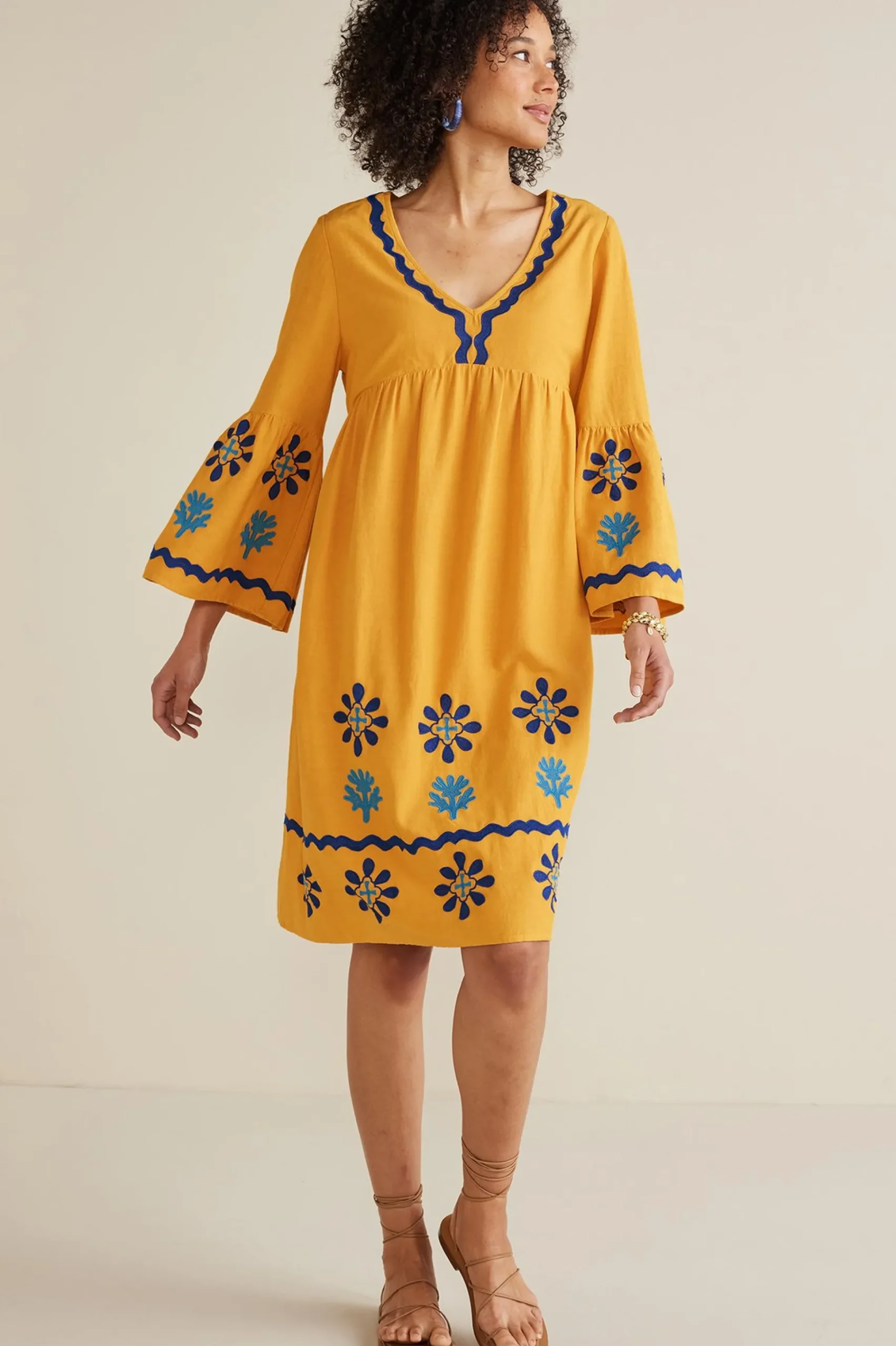 Soft Surroundings Petites Petra Short Dress> Global Artistry|Dresses