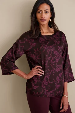 Soft Surroundings Petites Selina Top> three quarter length|pullovers