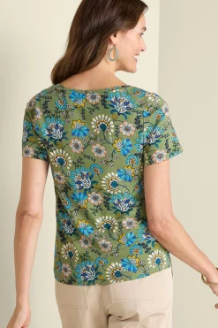 Soft Surroundings Petites Soft Essential™ SUPIMA® Short Sleeve Tee><noscript><img width=