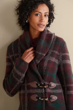 Soft Surroundings Plaid Sweater Coat> Jackets & Coats|Sweaters & Cardigans