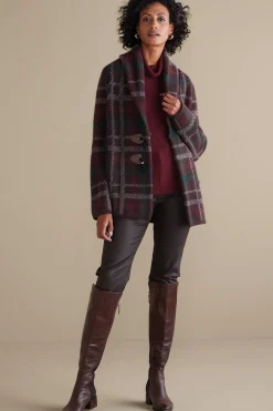 Soft Surroundings Plaid Sweater Coat> Jackets & Coats|Sweaters & Cardigans