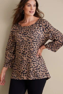 Soft Surroundings Raelynn Lyocell Pullover> wrist length|pullovers