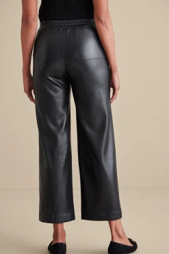 Soft Surroundings Rivka Faux Leather Pants><noscript><img width=