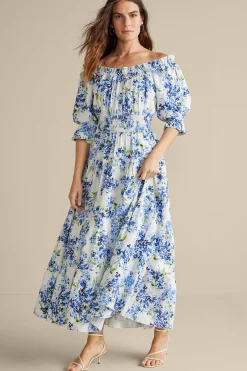 Soft Surroundings Rosana Maxi Dress> patterned|maxi