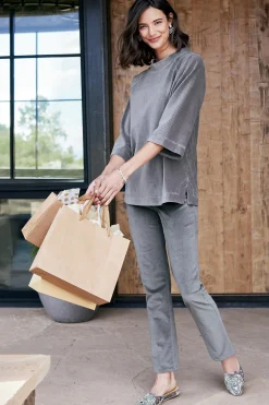 Soft Surroundings Samina Corduroy Pullover><noscript><img width=