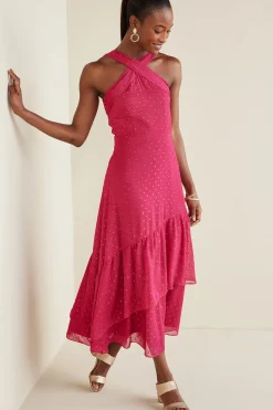 Soft Surroundings Sanna Sparkling Maxi Dress> solids|patterned