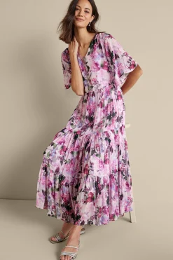 Soft Surroundings Santhia Maxi Dress> Feminine Flourish|vacation dresses