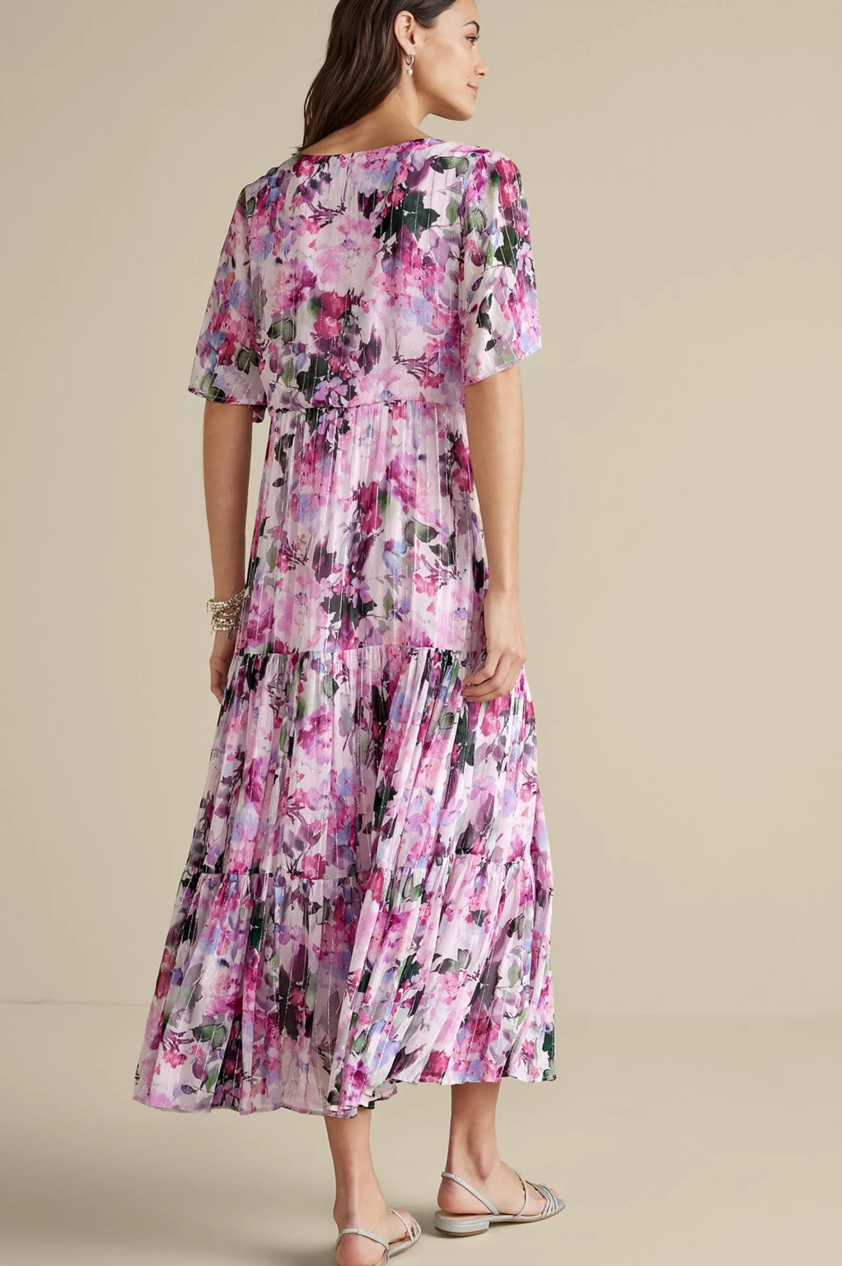 Soft Surroundings Santhia Maxi Dress> Feminine Flourish|vacation dresses