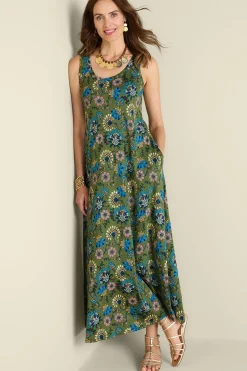 Soft Surroundings Santiago Dress> Into The Blues|Vacation Shop