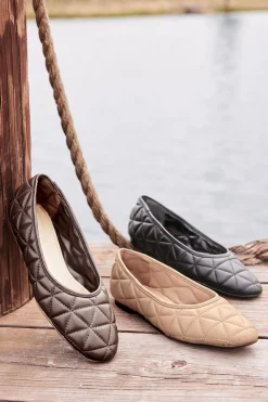 Soft Surroundings Schutz Arissa Quilted Ballet Flat> flats