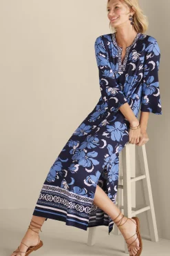 Soft Surroundings Sedona Maxi Dress> Into The Blues|Vacation Shop