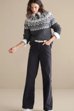 Soft Surroundings Seelie Fair Isle Sweater> Everyday Styles|Sweaters & Cardigans