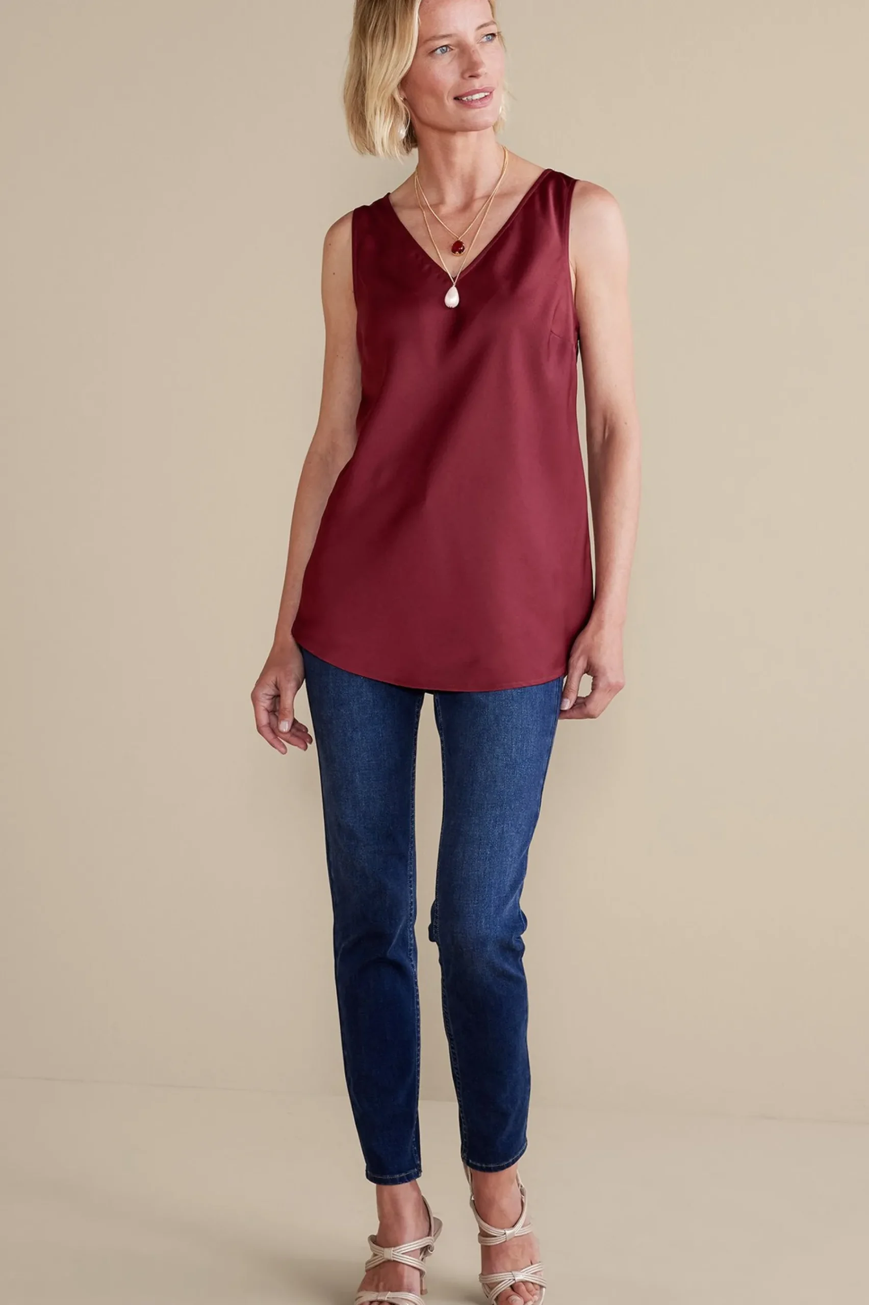 Soft Surroundings Selena Tank> Everyday Styles|sleeveless