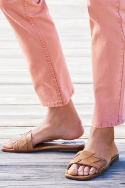 Soft Surroundings Seychelles Portland Braided Slide> slides & mules|clogs