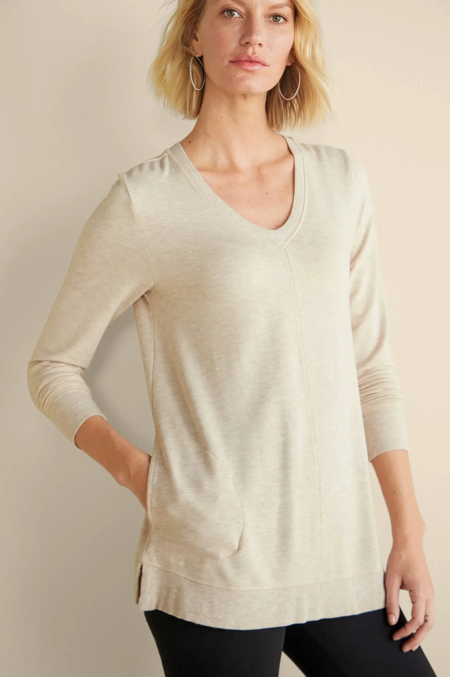 Soft Surroundings Siesta Soft Tunic> Wear Now Styles|long sleeve