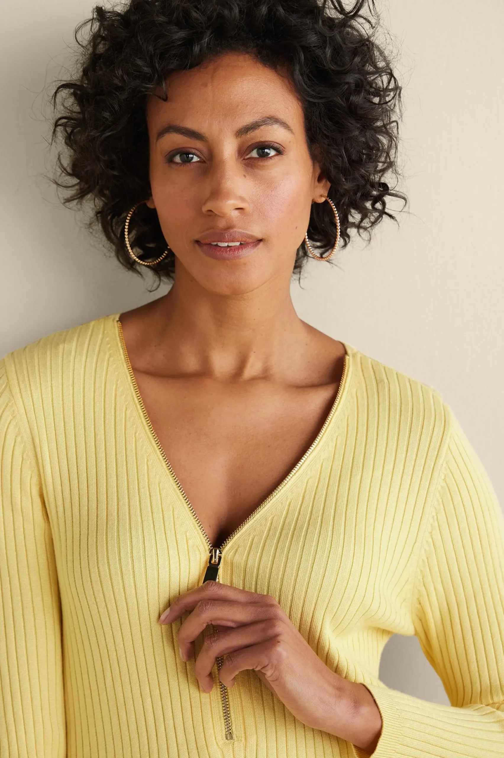 Soft Surroundings Soft Essential™ Ribbed Valentina Sweater> Soft Essential Styles|Vacation Shop