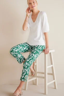 Soft Surroundings Soft Essential™ Superla Slim Leg Crop Pants><noscript><img width=