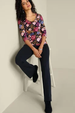 Soft Surroundings Soft Essential™ SUPIMA® 3/4 Sleeve Tee> Soft Essential Styles|Feminine Flourish