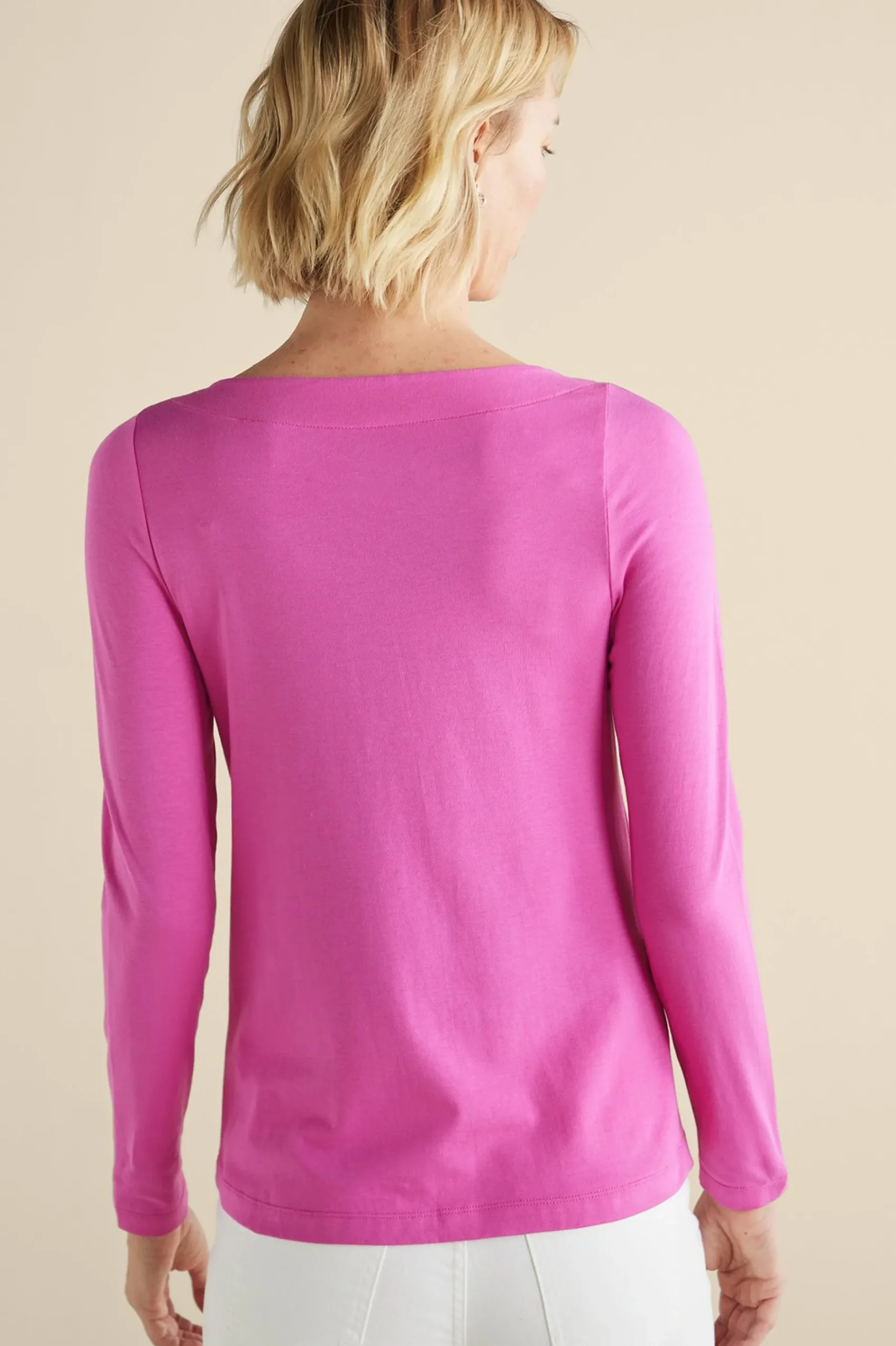 Soft Surroundings Soft Essential™ SUPIMA® Long Sleeve Tee> Soft Essential Styles|Into The Blues