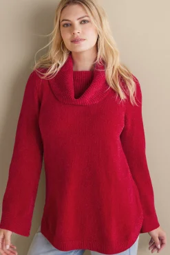 Soft Surroundings Soft Winds Chenille Tunic Sweater> Everyday Styles|Sweaters & Cardigans