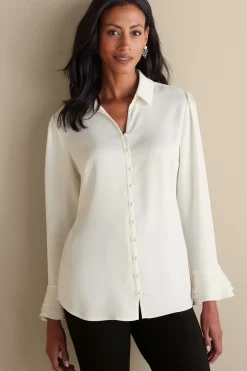 Soft Surroundings Sonnet Blouse> Everyday Styles|long sleeve