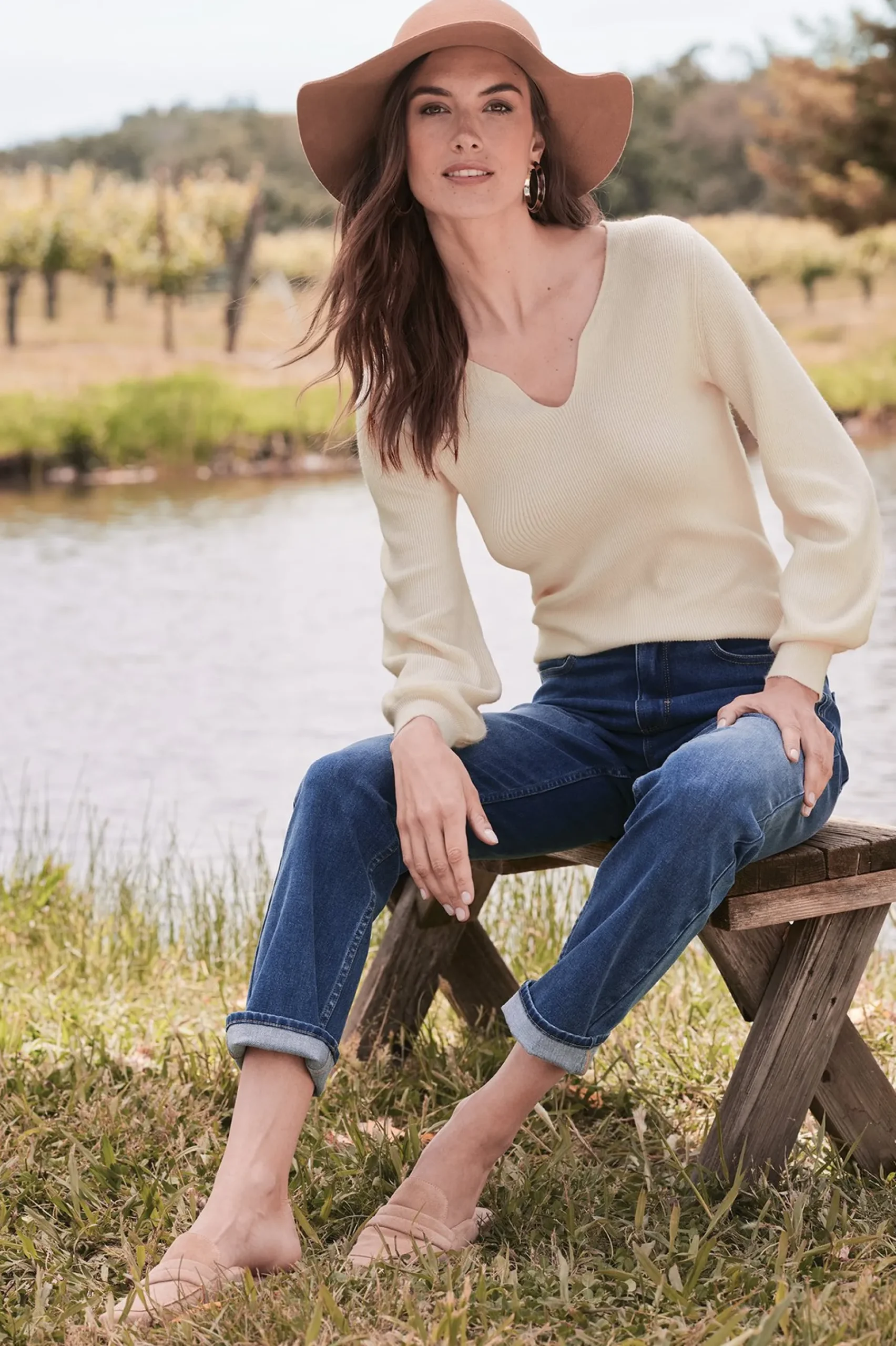 Soft Surroundings Suze Sweater> Sweaters & Cardigans|long sleeve
