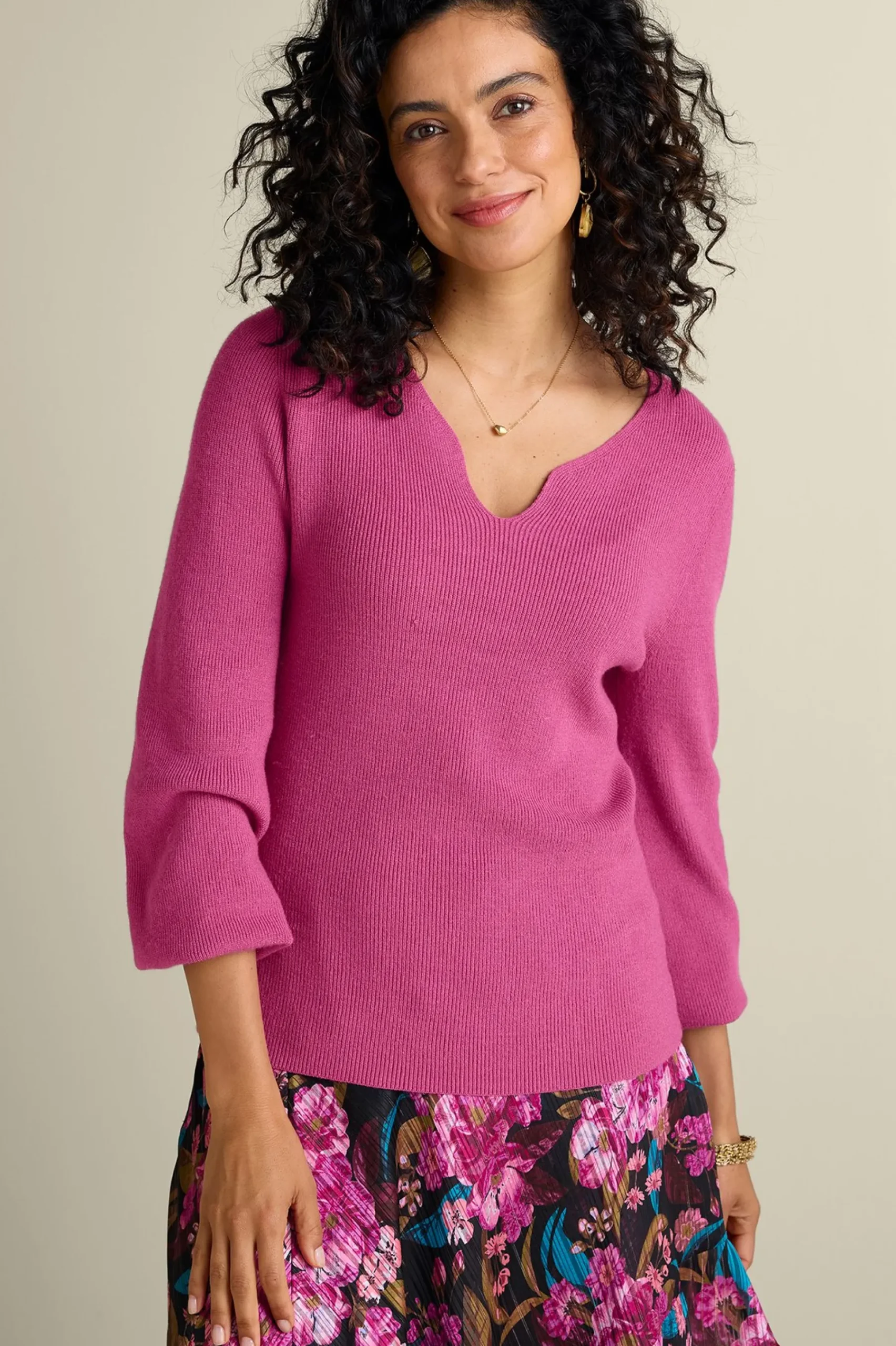 Soft Surroundings Suze Sweater> Sweaters & Cardigans|long sleeve